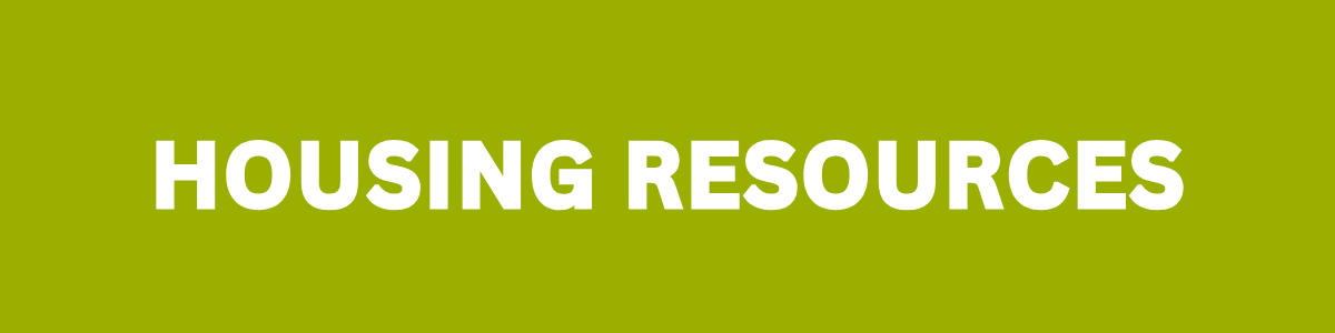 Housing resources on a green background