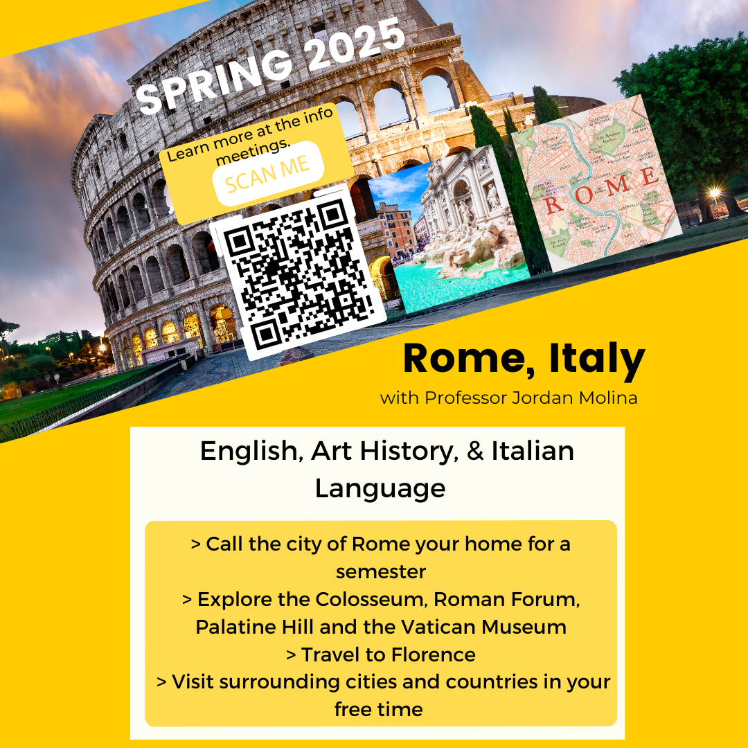 Rome spring 2025 program poster
